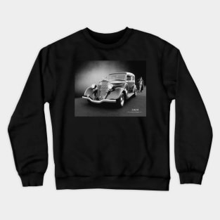 1934 Model Sedan BW Crewneck Sweatshirt